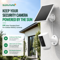 Sunvivae 6W Solar Panel for Ring Cameras | USB-C & Barrel Plug