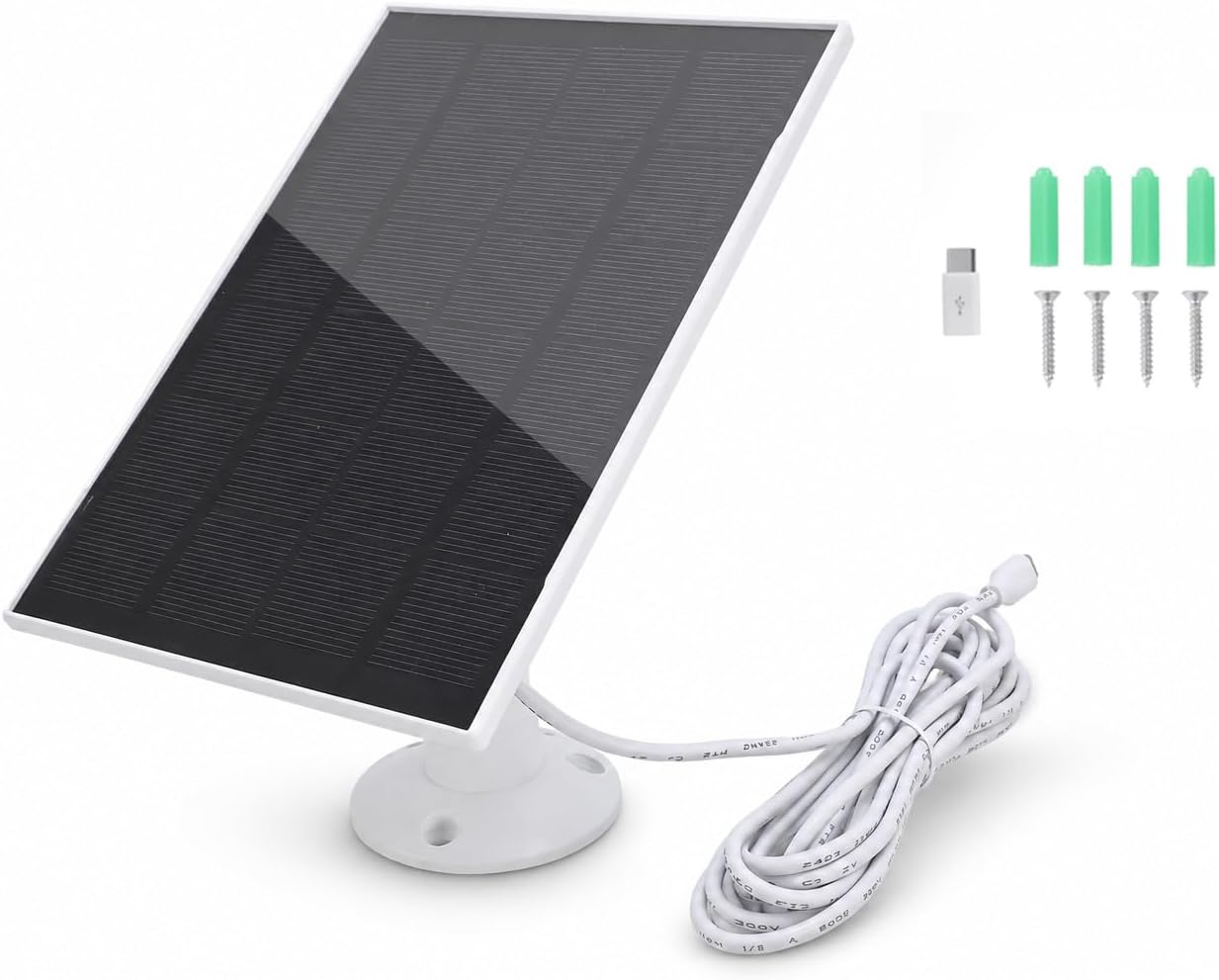 Sunvivae 8W Solar Panel for Bird Feeder & Battery Cameras | USB-C & Micro USB