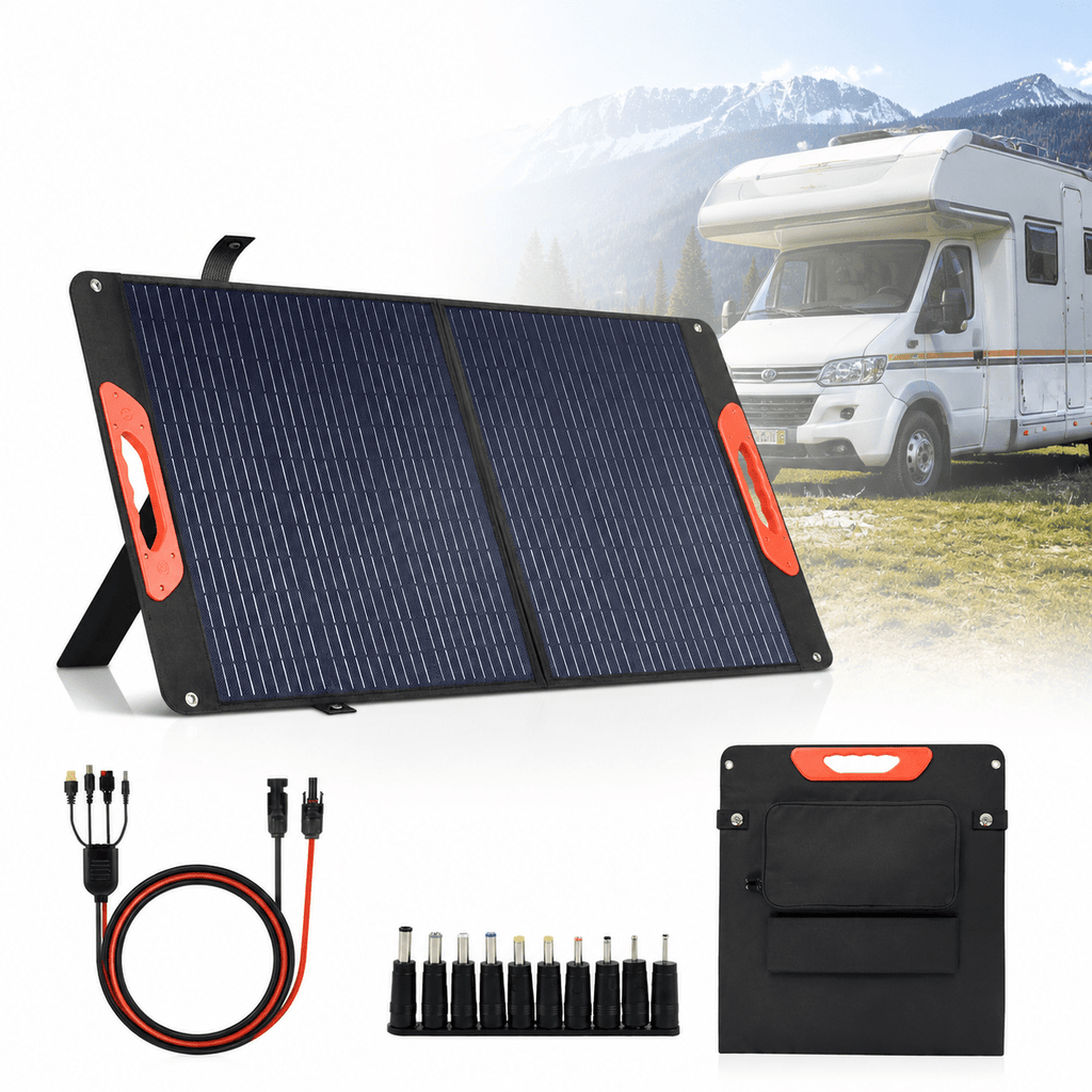 Sunvivae 100W Foldable Solar Panel with USB-C & MC4 - Sunvivae