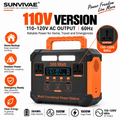 SUNVIVAE 500W Portable Power Station – 384Wh LiFePO₄ Backup Power - Sunvivae